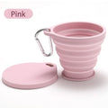 Outdoors Silicone Folding Cup with Hanging Hole Creative Water Travel Portable Washing Fashion Travel Silicone