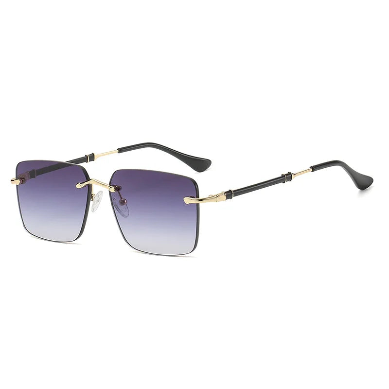 New Men's Trimmed Square Sunglasses 2022 Fashion Cover Men And Women Trend Sunglasses European And American Star Glasses