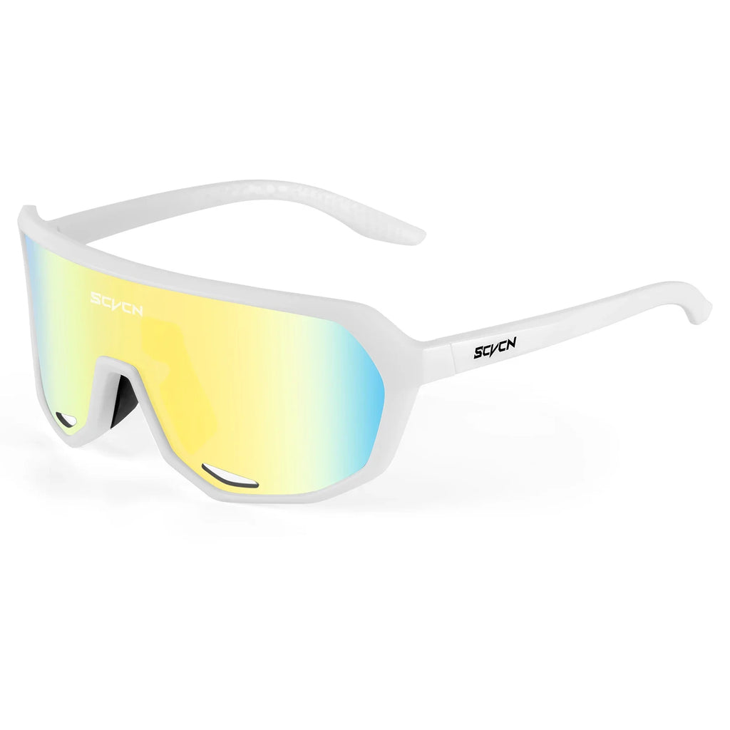 SCVCN Men Cycling Glasses Photochromic Sunglasses for Mountain Bike Road Bicycle Eyewear Pock Cycle Goggles UV400 Polarized MTB
