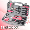 62 Piece Multifunctional Portable Home Repair Tool Kit with Hammer Pliers Wrench Screws Ideal DIY Gift for Men Women Fathers Day