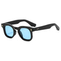 Ins Popular Women Square Sunglasses Men Vintage Rivets Punk Female GREEN Shades UV400 Fashion Male Sun Glasses