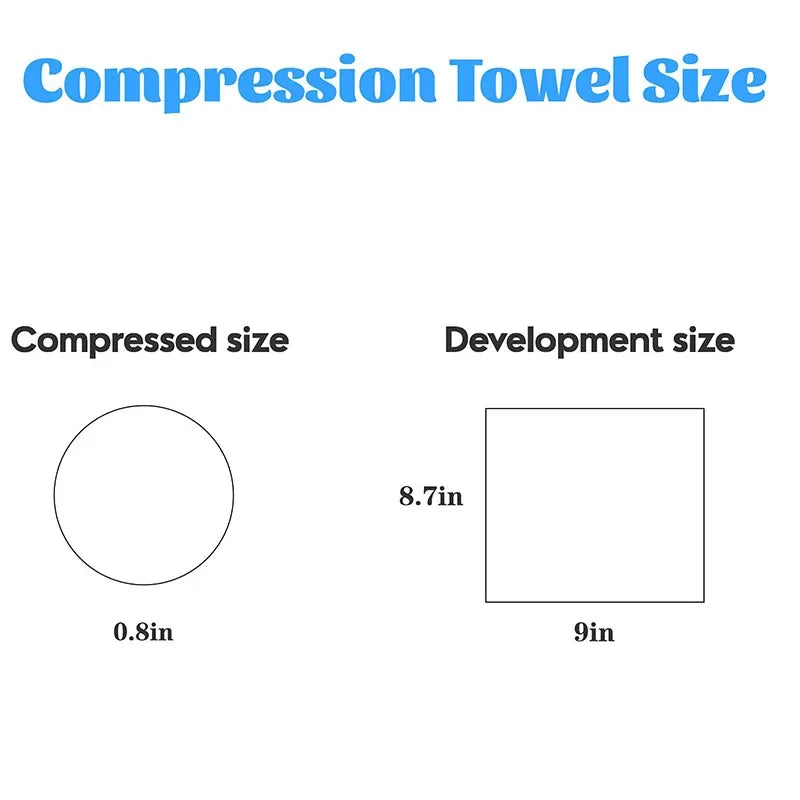 100Pcs Mini Compressed Towel Disposable Face Compressed Towels Soft Compressed Hand Wipe Portable Compressed Coin Tissue