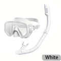 Scuba Diving Mask Snorkel Set For Adults Tempered Glass Professional Panoramic Snorkeling Gear Swimming Training Snorkel Kit