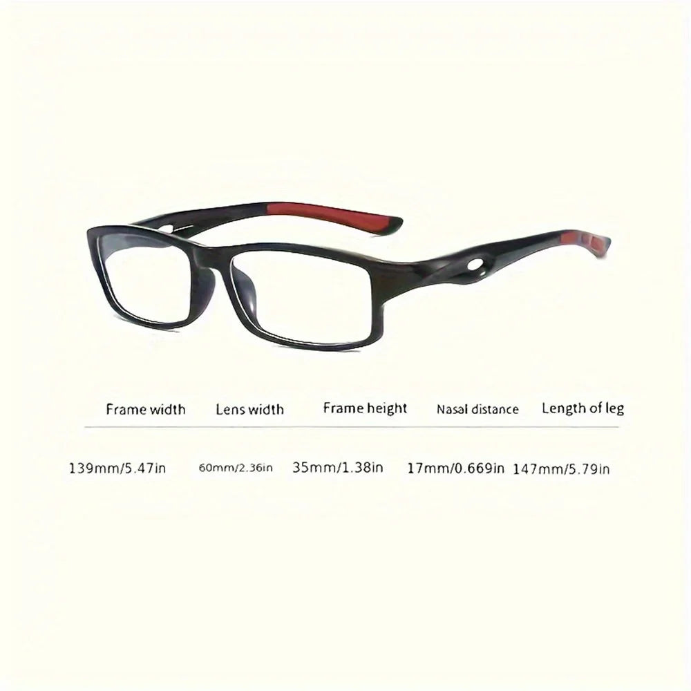 10 Pairs of Square Reading Glasses, Unisex Retro Fashion Style, Suitable for Both Sports and Casual Daily Wear