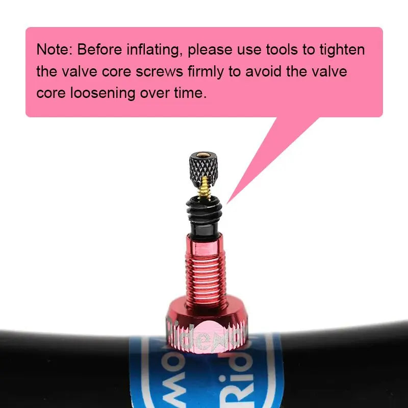 Ridenow Upgraded Metal Nozzle 700c Tpu Inner Tube External Thread Tube 700x18-32c Road Bike Removable Valve Cores Inner Tire