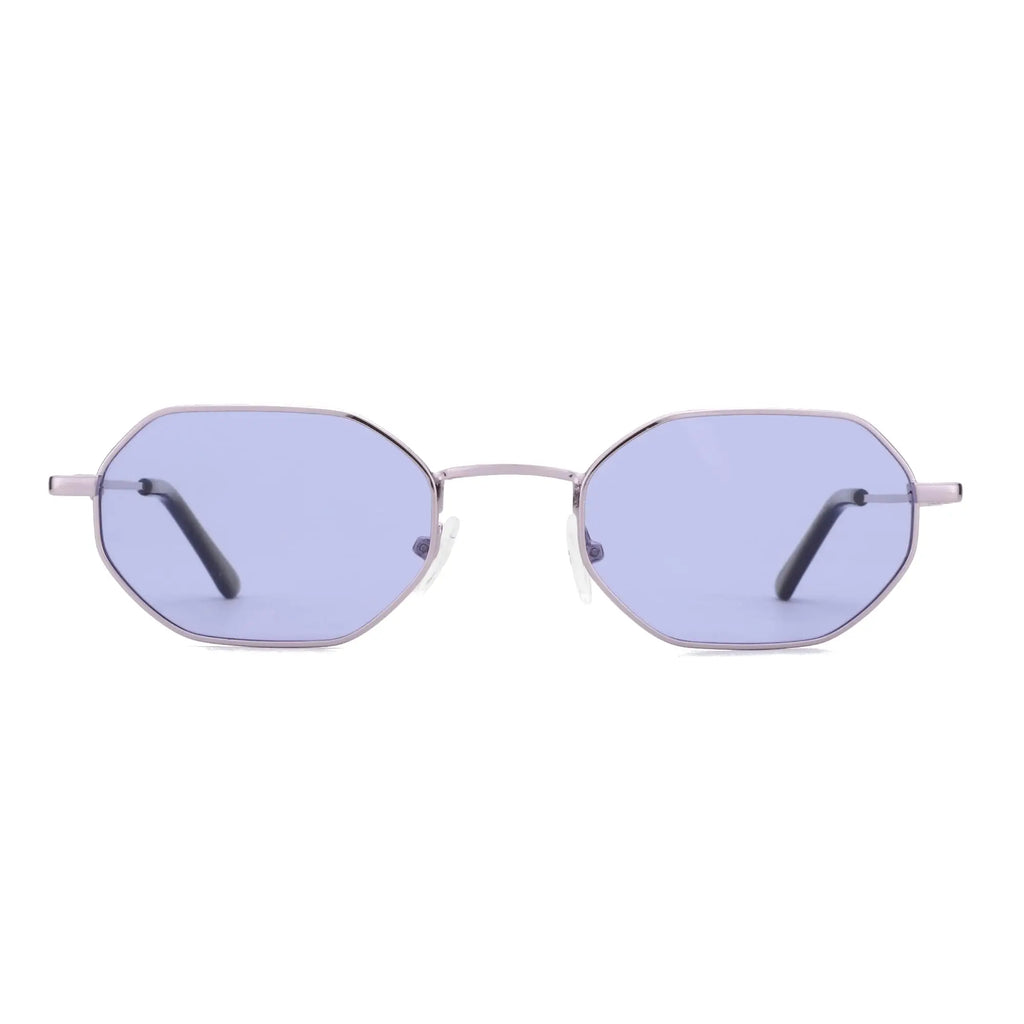 ZENOTTIC Retro Small Polygon Polarized Sunglasses Women Metal UV400 Sun Glasses Men Anti-Glare UV400 Goggles Driving Eyewear