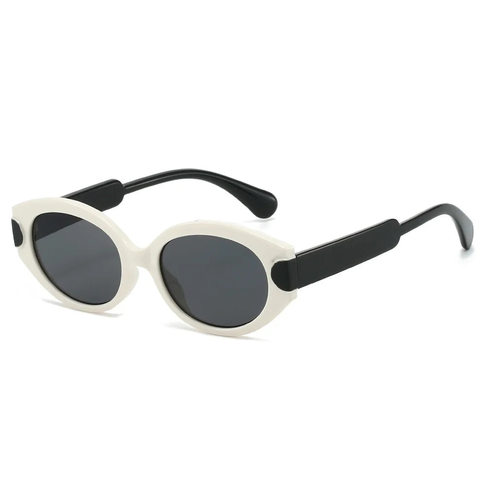New Retro Tortoiseshell Gradient Cat Eye Women Sunglasses 2025 Luxury Brand Two Color Frame Design Men Casual Sun Glasses UV400