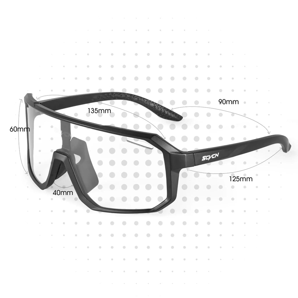 Photochromic Cycling Glasses Men Women Outdoor Sports Mtb Bicycle Sunglasses UV400 Protection Safety Bike Running Goggles