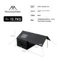 MOUNTAINHIKER 8+8m² Inflatable Tent Camping 4-6 Person Waterproof Family Awning Beach Tent Quick Open Fishing Picnic Park Tent
