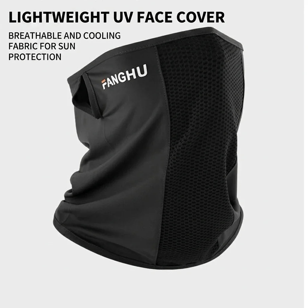Cooling Ice Silk Face Masks UPF50+ UV Protections for Outdoor Cycling and Hiking