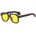 Women Square Sunglasses Ins Popular Men Vintage Rivets Punk Female Shades UV400 Fashion Male Sun Glasses