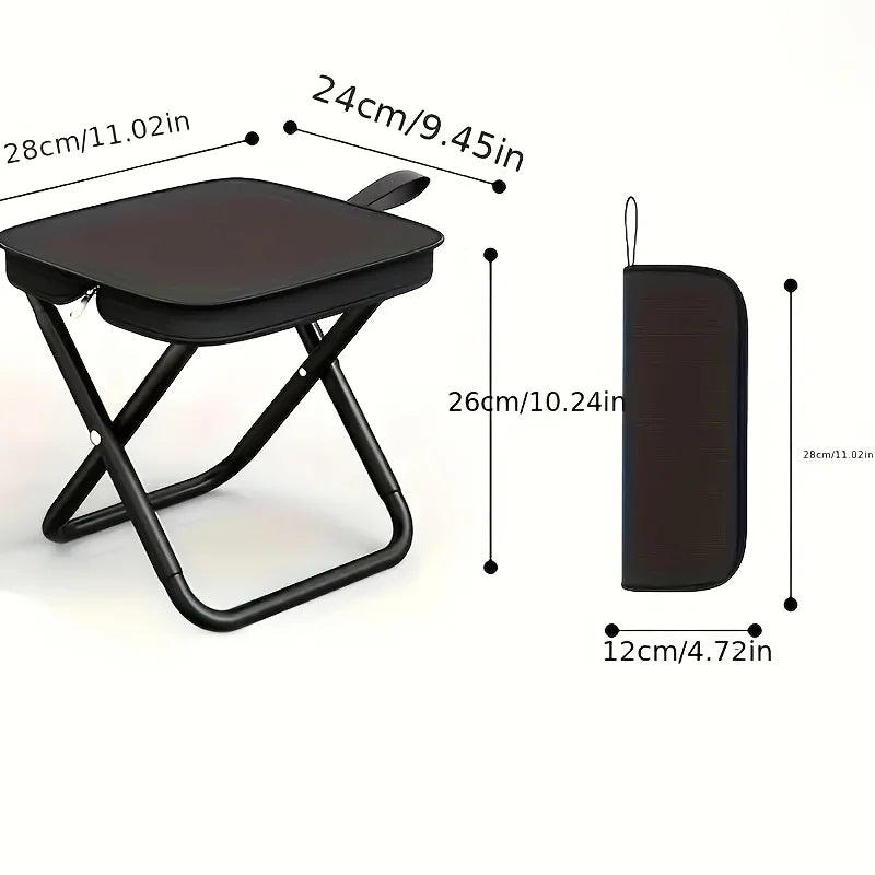 Durable Portable Compact Lightweight Folding Stool for Outdoor Camping Fishing Picnic Backpacking