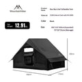 MOUNTAINHIKER 6.3㎡ Large Starry Sky Inflatable Tent Waterproof Observation Skylight Outdoor Camping Quick Setup Tent 3/4 Person