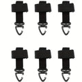 1/3/6 Pcs New Multi-purpose Nylon Gloves Buckle Tactical Glove Hook Safety Clip Outdoor Hiking Climbing Rope Storage Accessories