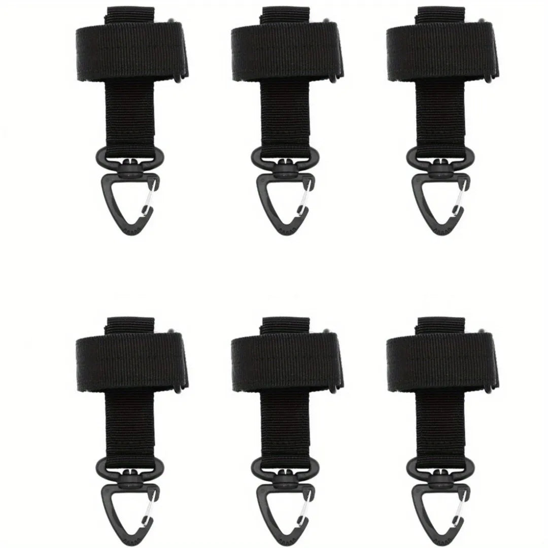 1/3/6 Pcs New Multi-purpose Nylon Gloves Buckle Tactical Glove Hook Safety Clip Outdoor Hiking Climbing Rope Storage Accessories