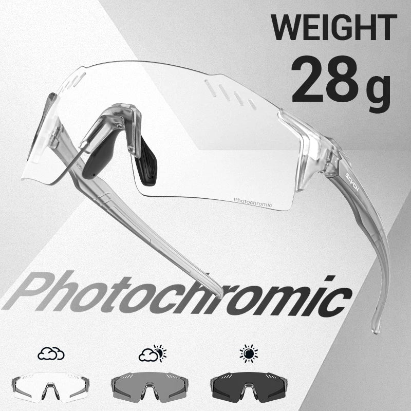 SCVCN Cycling Glasses Men Women Road Sports Running Goggles Outdoor Mountain Bicycle Sunglasses UV400 Fishing Driving Eyewear