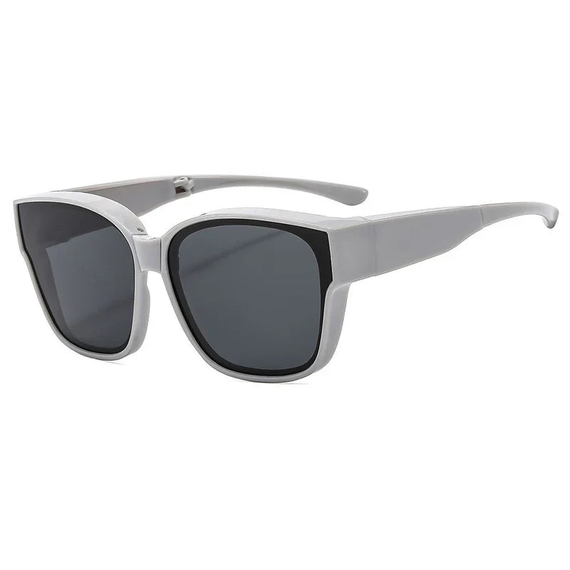 Foldable prescription sunglasses, simple and versatile, unisex, foldable sunglasses for driving.