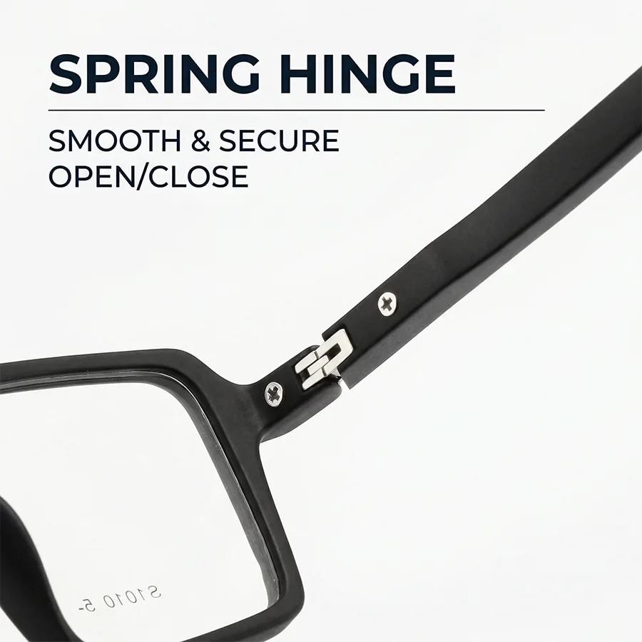 Men's Classic Full Frame Reading Glasses Clear Lens Comfortable Wear Ultra-Lightweight Frame Suitable Home Office Use Great Gift