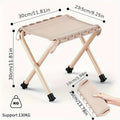 Load-bearing 286.6 pounds, hanging folding stool, outdoor camping portable stool, folding chair, fishing and picnic dual-purpose