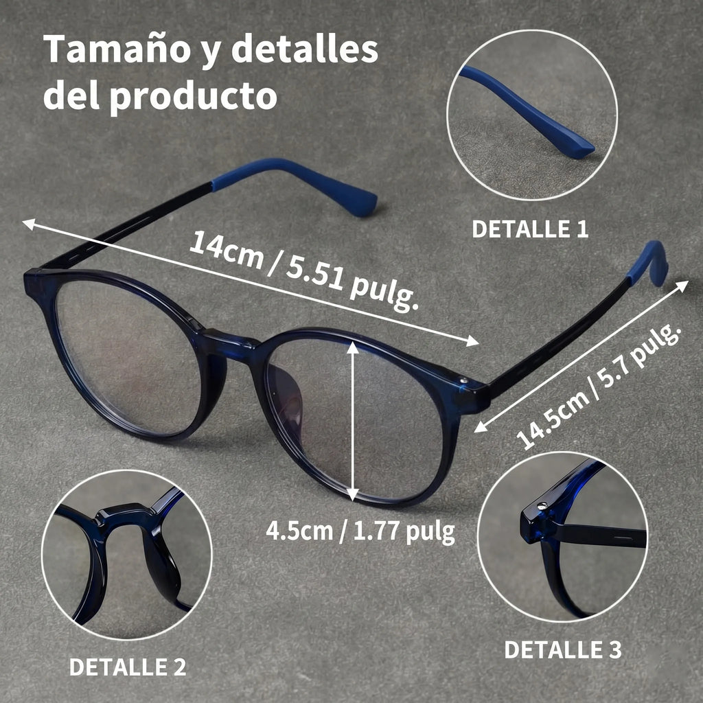 Men Women Progressive Multifocal Reading Glasses Round Design Titanium Alloy Luxury Brand Designer Clear Lens Comfortable Wear