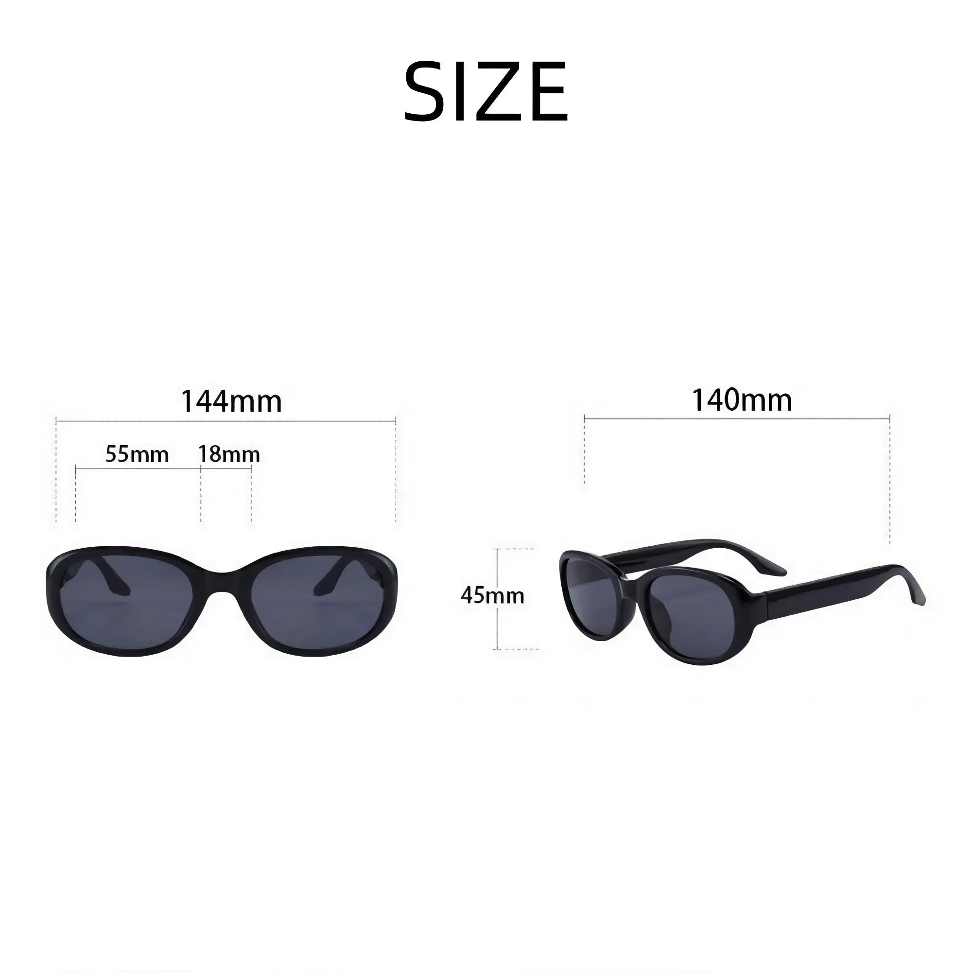Fashion Sunglasses Women Classic Oval Cute Glasses Brand Vintage Small Rectangle Sun Glasses Female Eyewear Anti-Glare
