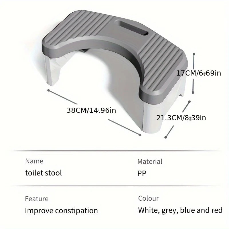 Home Thick Toilet Squat Step Stool Anti Slip Foot Rest For Adult Children Pregnant Women Bathroom Foot Pedal Stool