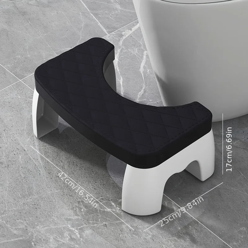 Portable Plastic Toilet Stool For All Ages Comfortable Posture Squatting Bathroom Pooping Aid Toilet Squat Stool