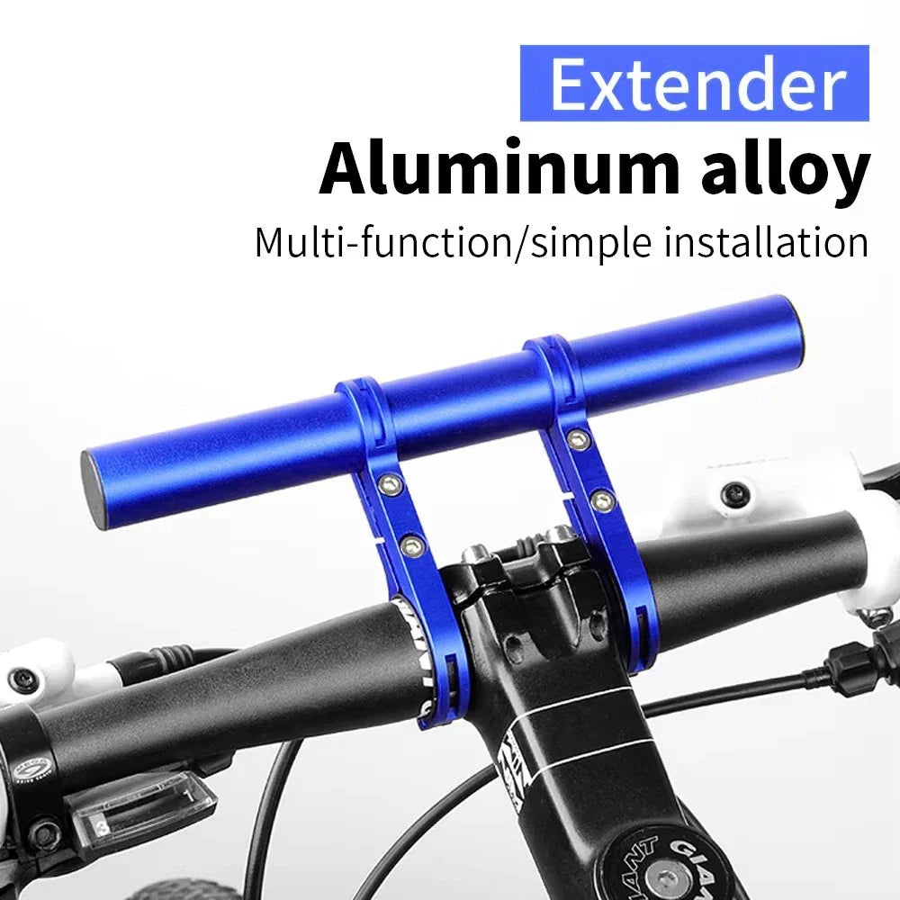 10/20/30cm Bicycle Handlebar Extended Bracket MTB Headlight Mount Extented Bar Road Mountain Bike Handlebar Extender Rack Parts