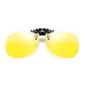 VIVIBEE Rimless Pilot Flip Up Clip on Sunglasses Oversized Men Polarized Clips Aviation Big Size Driving Women UV400 Glasses