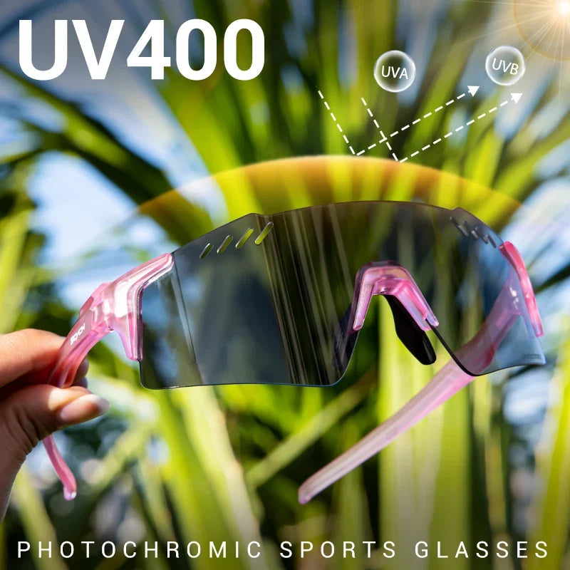 SCVCN Cycling Glasses Men Women Road Sports Running Goggles Outdoor Mountain Bicycle Sunglasses UV400 Fishing Driving Eyewear
