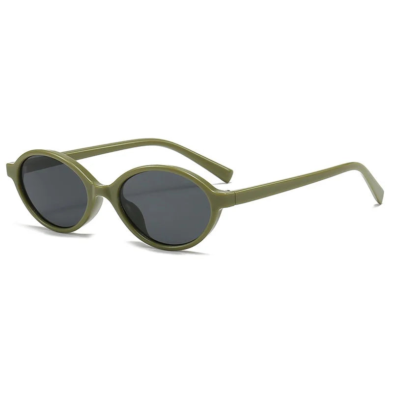 Fashion Small Oval Sunglasses Women Classic Vintage Men Sun Glasses UV400 Female Shades