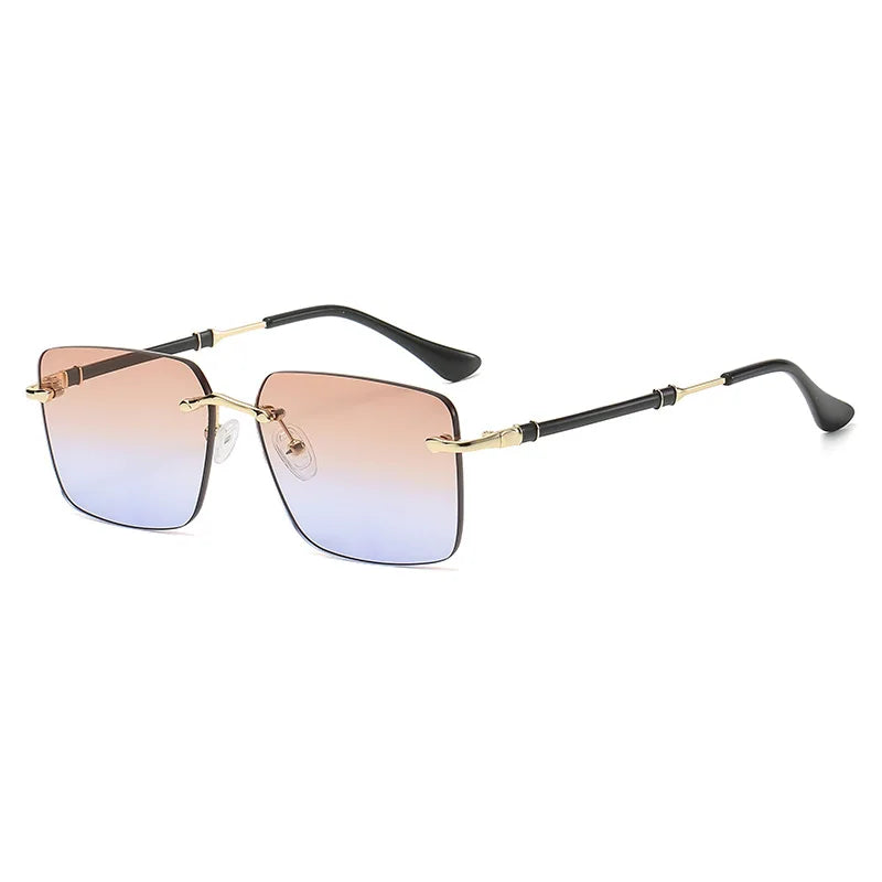 New Men's Trimmed Square Sunglasses 2022 Fashion Cover Men And Women Trend Sunglasses European And American Star Glasses