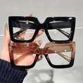 2 PCS Oversized Square Reading Glasses, Anti-Blue Light Eyeglasses, +1.00 to +4.00