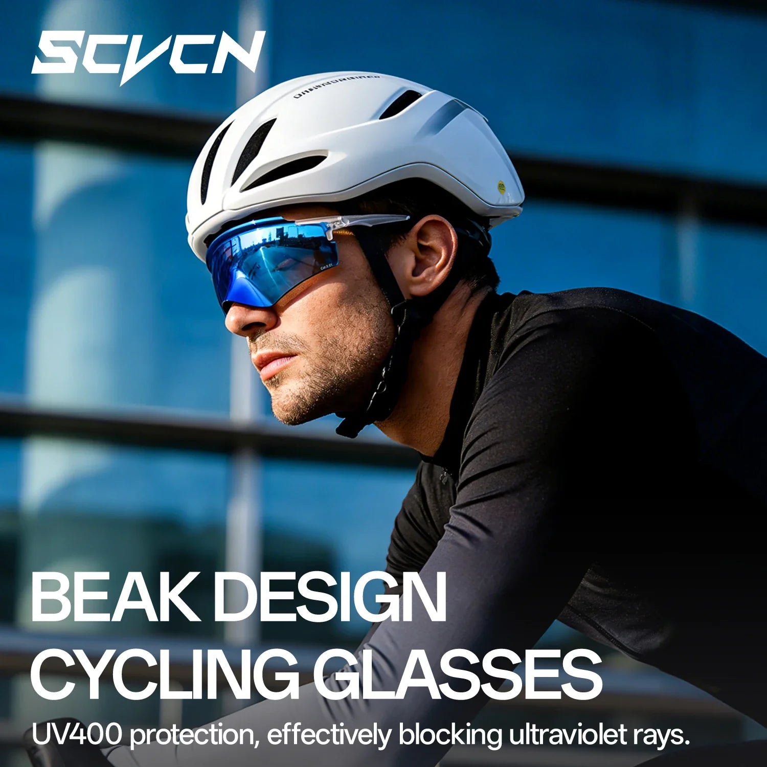 SCVCN Hydrophobic Outdoor Hiking Climbing Running Sports MTB Bike Riding Eyewear Sunglasses Men Women UV400 Photochromic Goggles