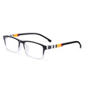 Fashion Anti-Blue Light Gradient Rrectangle Reading Glasses Men Women Urltra-Light Eye Protection Eyeglasses