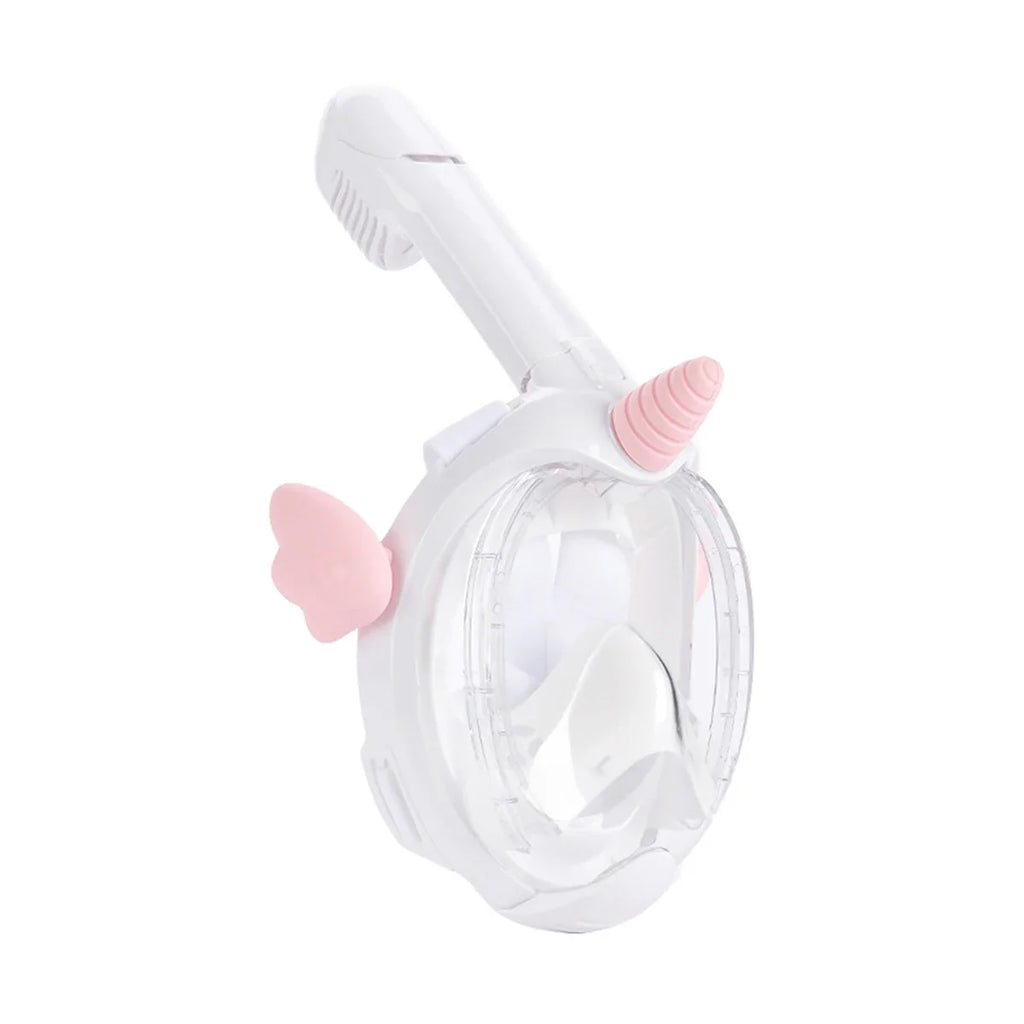 Kids Unicorn Snorkel Mask Full Dry Anti Fog Waterproof With Advanced Respiratory System Diving Swim Equipment For Children
