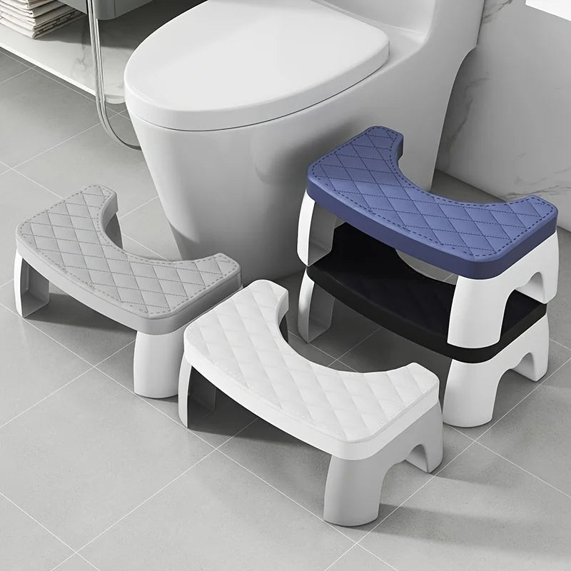 Portable Plastic Toilet Stool For All Ages Comfortable Posture Squatting Bathroom Pooping Aid Toilet Squat Stool