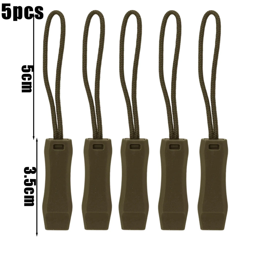 Outdoor Survival Whistle Camping Hiking Rescue Emergency Whistle Diving Survival Whistle Zipper Pull Combo for Backpack Tent