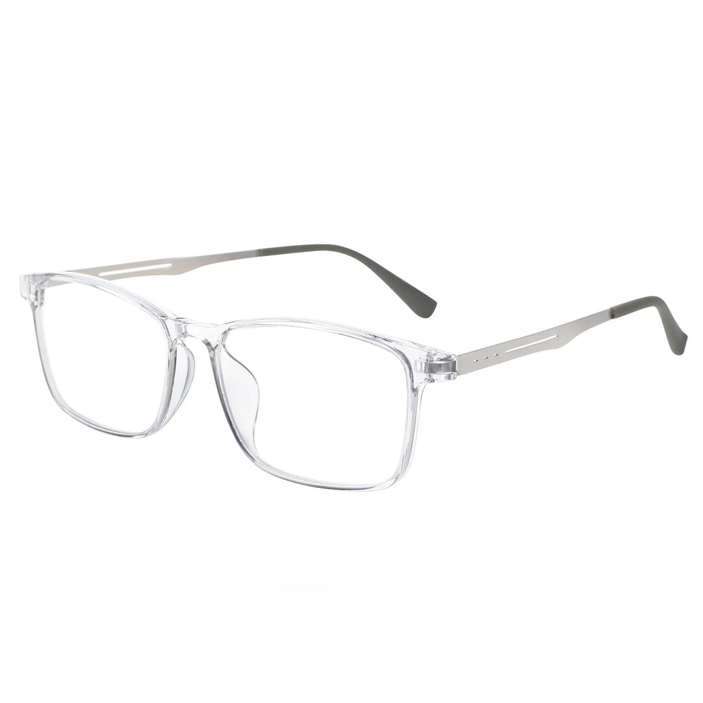 Titanium Alloy Reading Glasses Men Women Light&Thin Anti Blue Light Blocking Presbyopic Eyeglasses Flexible Square Computer Lens