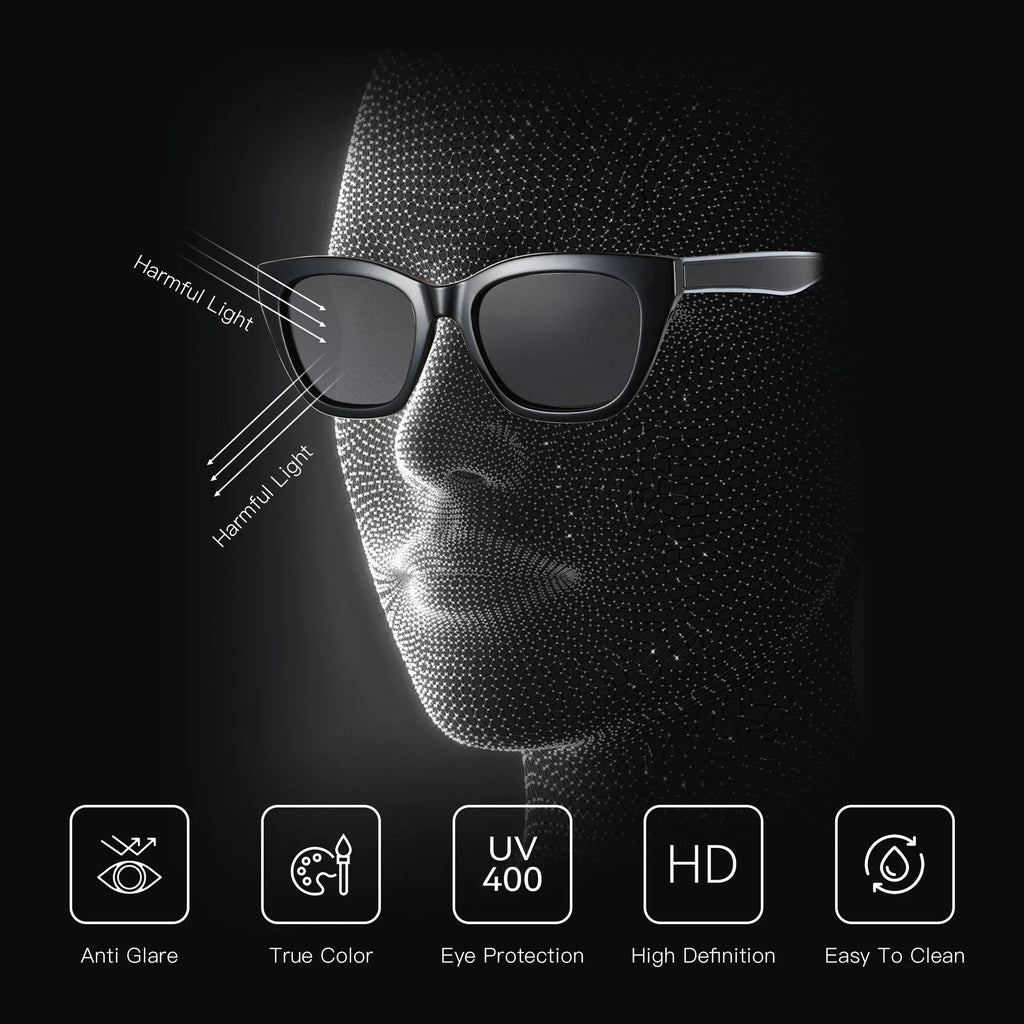 ZENOTTIC Square Polarized Sunglasses 2026 Fashion Women Thick Frame UV400 Protection Sun Glasses for Ladies Shopping Gif