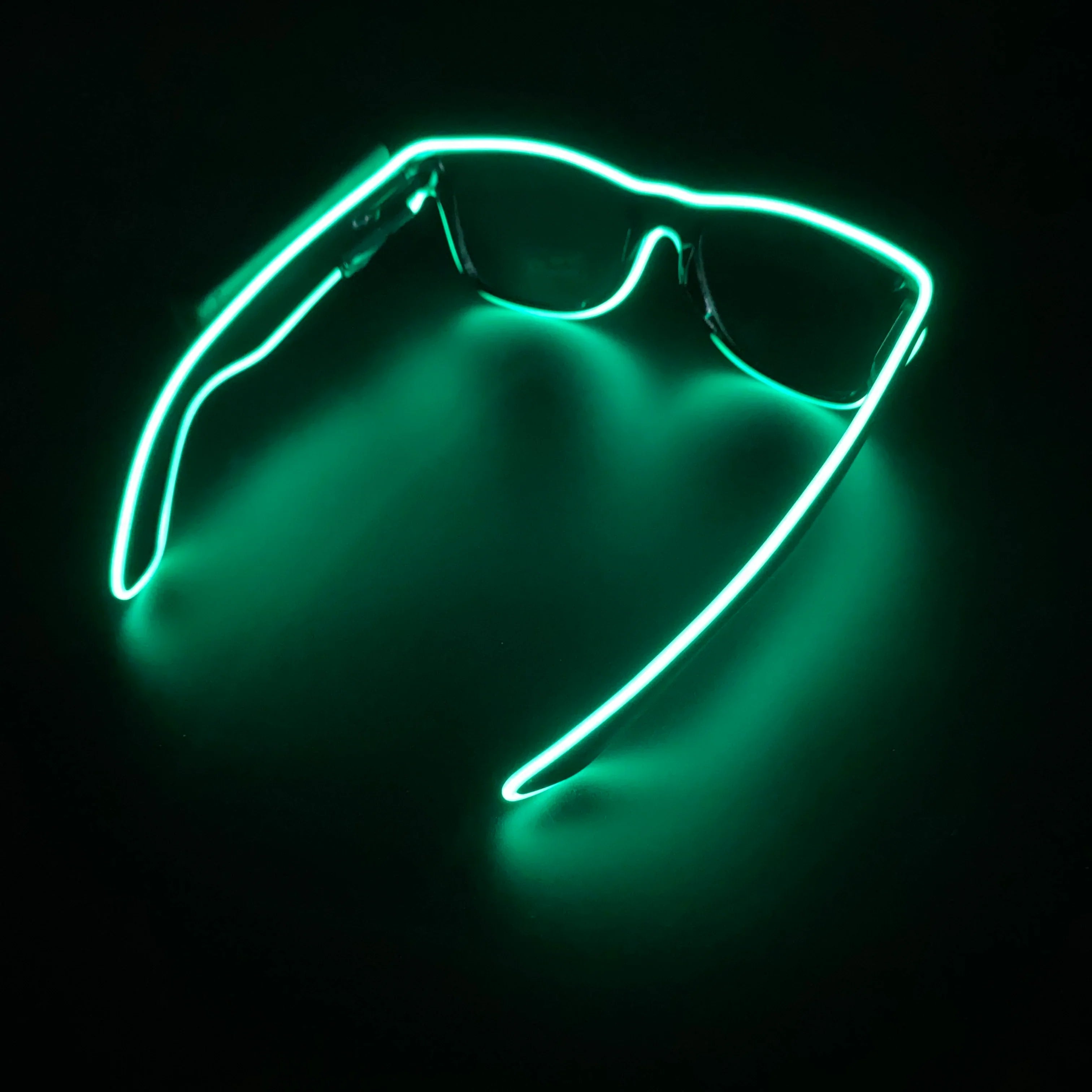 New Cool Wireless Glowing LED Light Up Glasses For Rave Festival Party Luminous Neon Mosaic Sunglasses Club Disco Eye Glasses