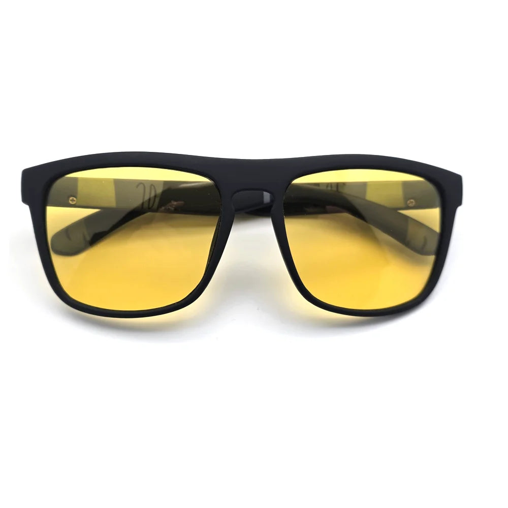 VIVIBEE Night Vision Glasses Yellow Polarized UV400 Men Square Driving Goggles Sports Women Anti Glare Car Eyepieces
