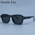 Photochromic Square Punk Sunglasses Men 2026 Luxury Brand Designer Rivet Sun Glasses Vintage Shades Male Driving Fashion Eyewear
