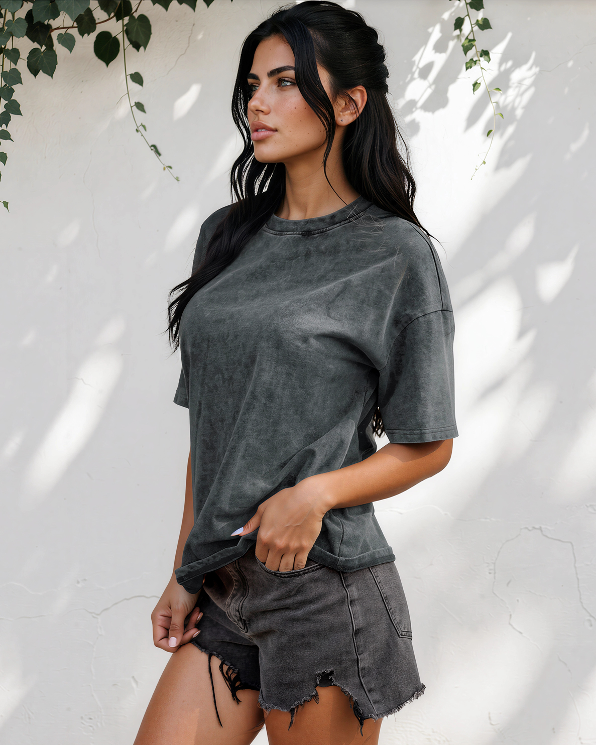 Campbell Cotton Mineral Washed Tee