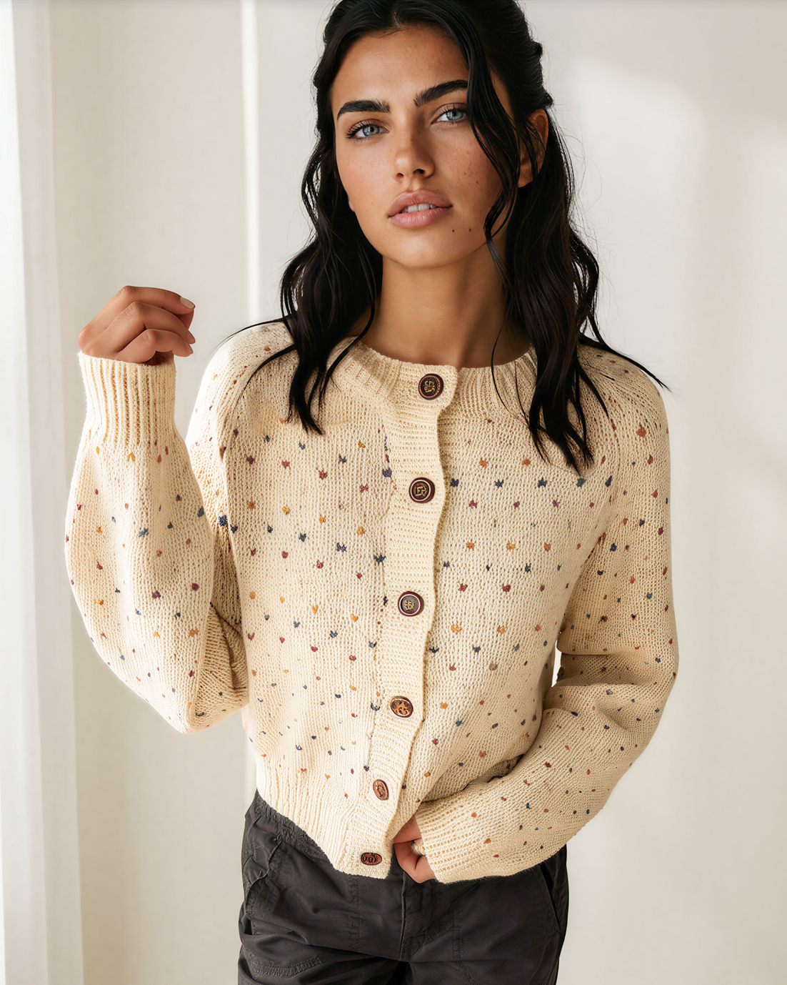 Kaia Button Front Cardigan