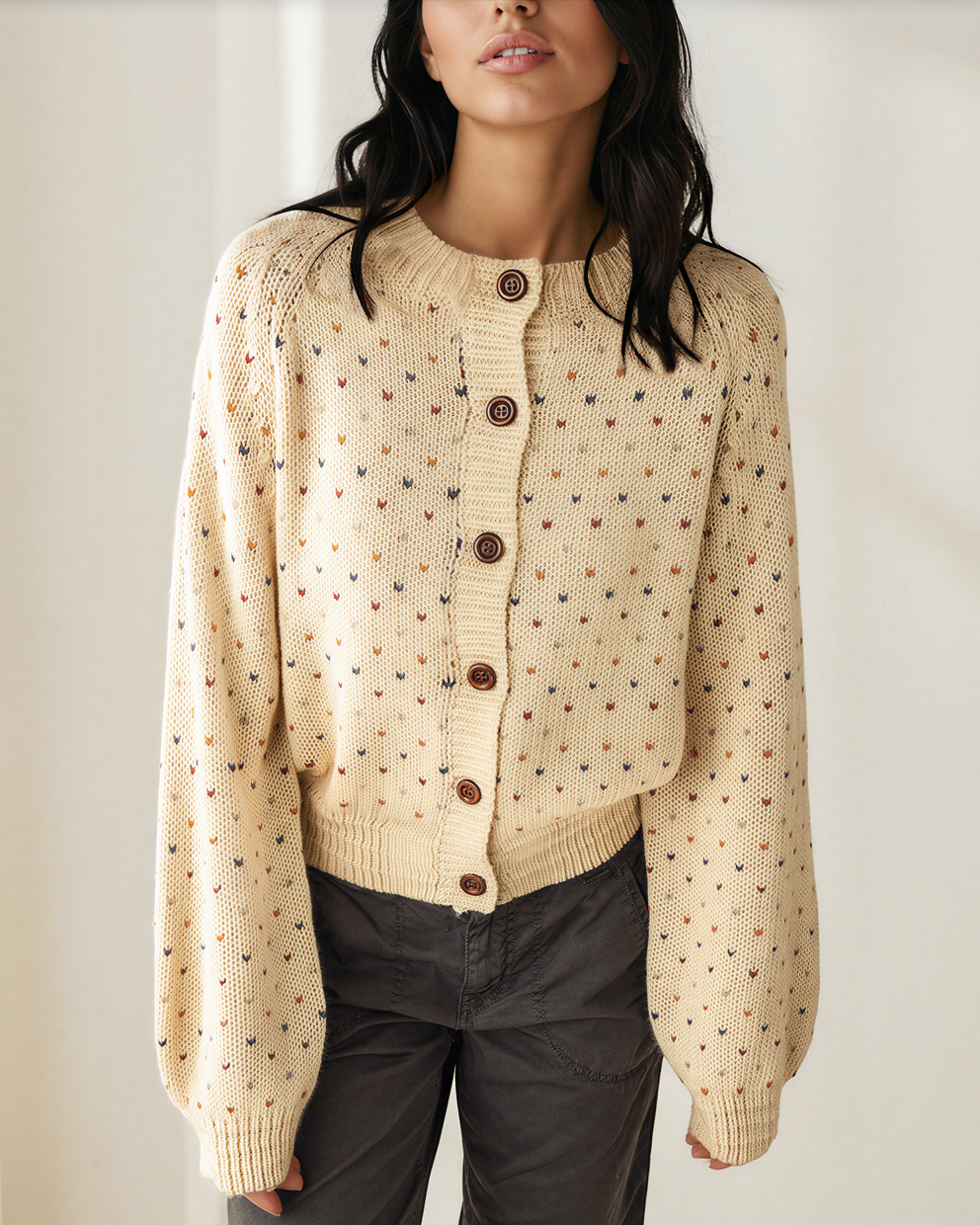 Kaia Button Front Cardigan