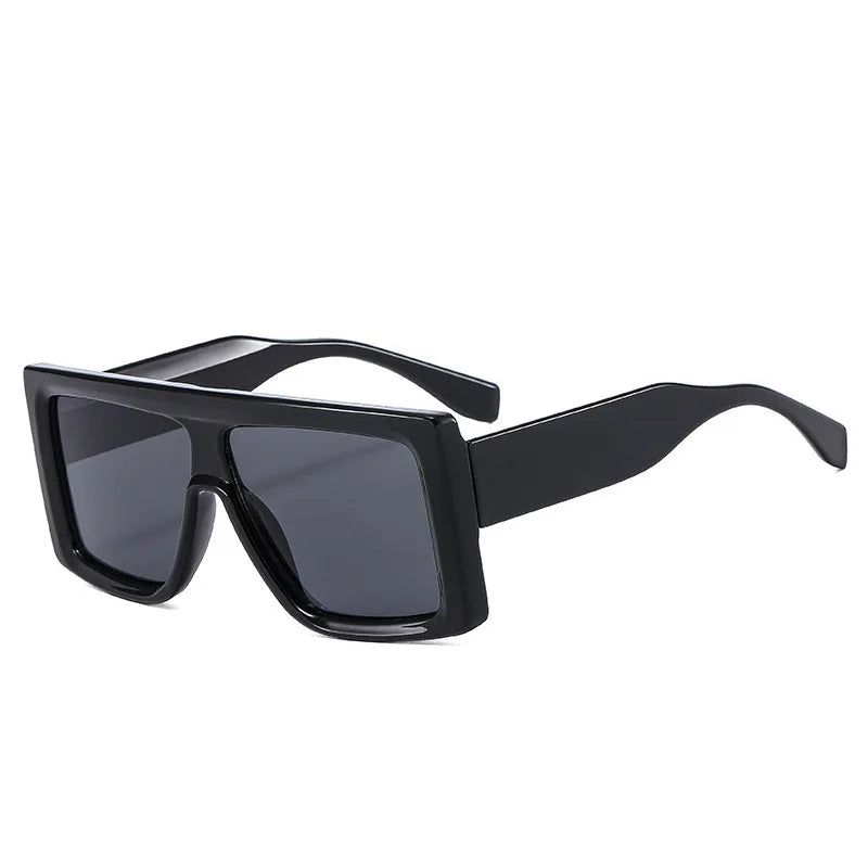 Fashion New Oversize Square Sunglasses Women Vintage Big Frame Shades Men Sun Glasses UV400 Eyewear Oculos Gafas