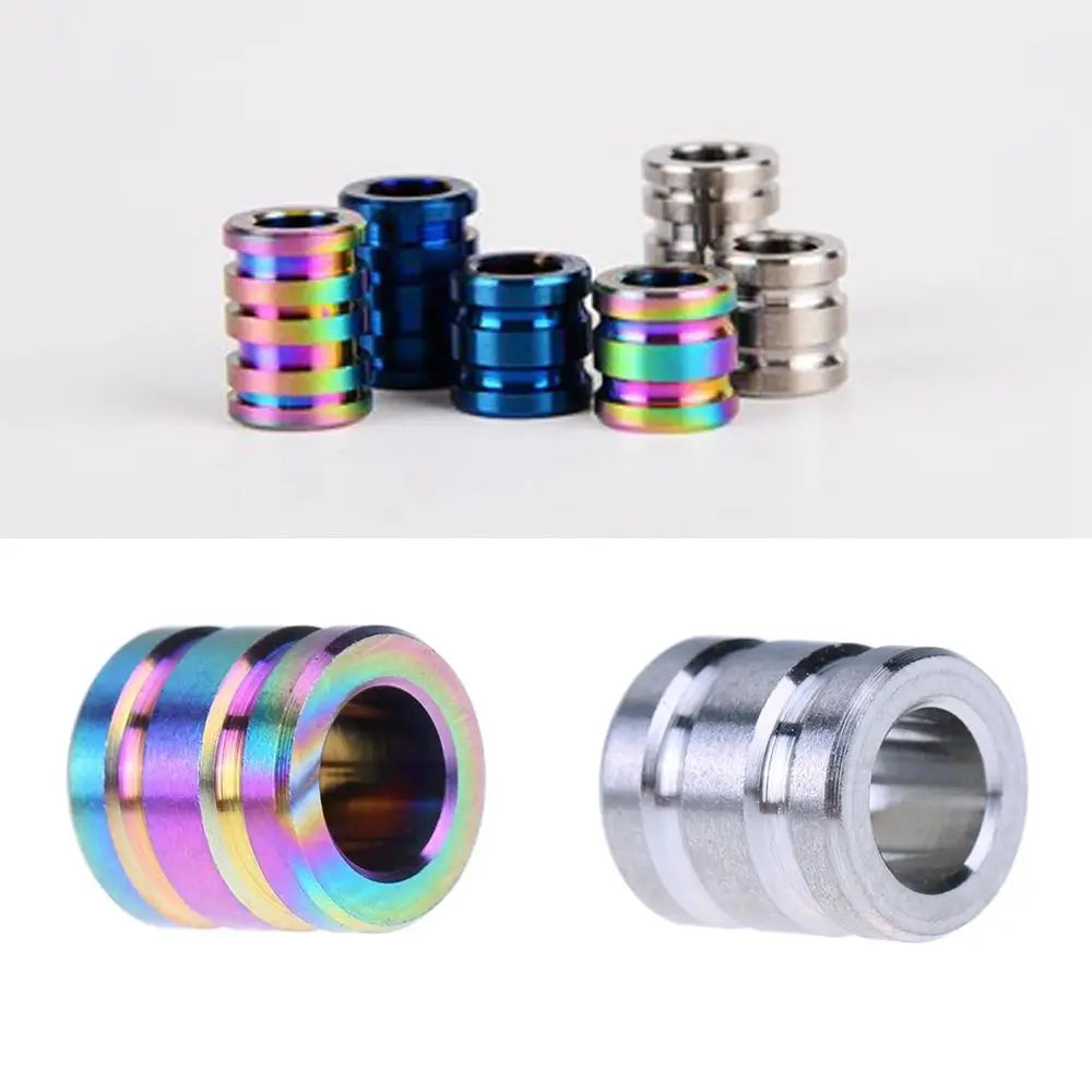 Outdoor Titanium Alloy TC4 Knife Beads Knife Lanyard Camping Knife Gadgets Pendant Paracord Rope Knife EDC Multi Tools