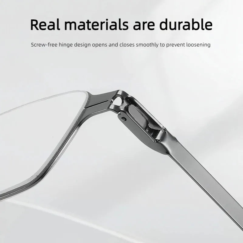 Mini Lighter Size Folding Reading Glasses Men Women Pocket Foldable Presbyopic Eyeglasses Anti Blue Light Hyperopia Glasses Eyes