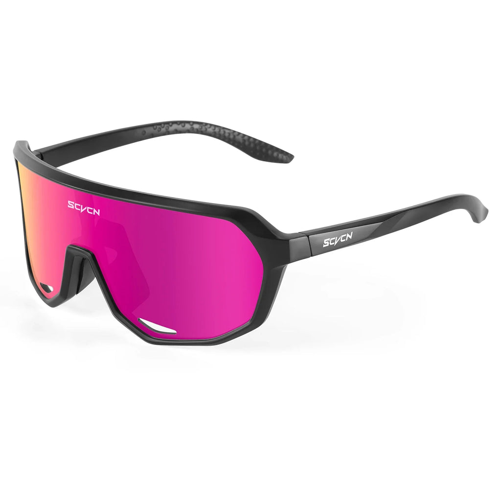 SCVCN Men Cycling Glasses Photochromic Sunglasses for Mountain Bike Road Bicycle Eyewear Pock Cycle Goggles UV400 Polarized MTB